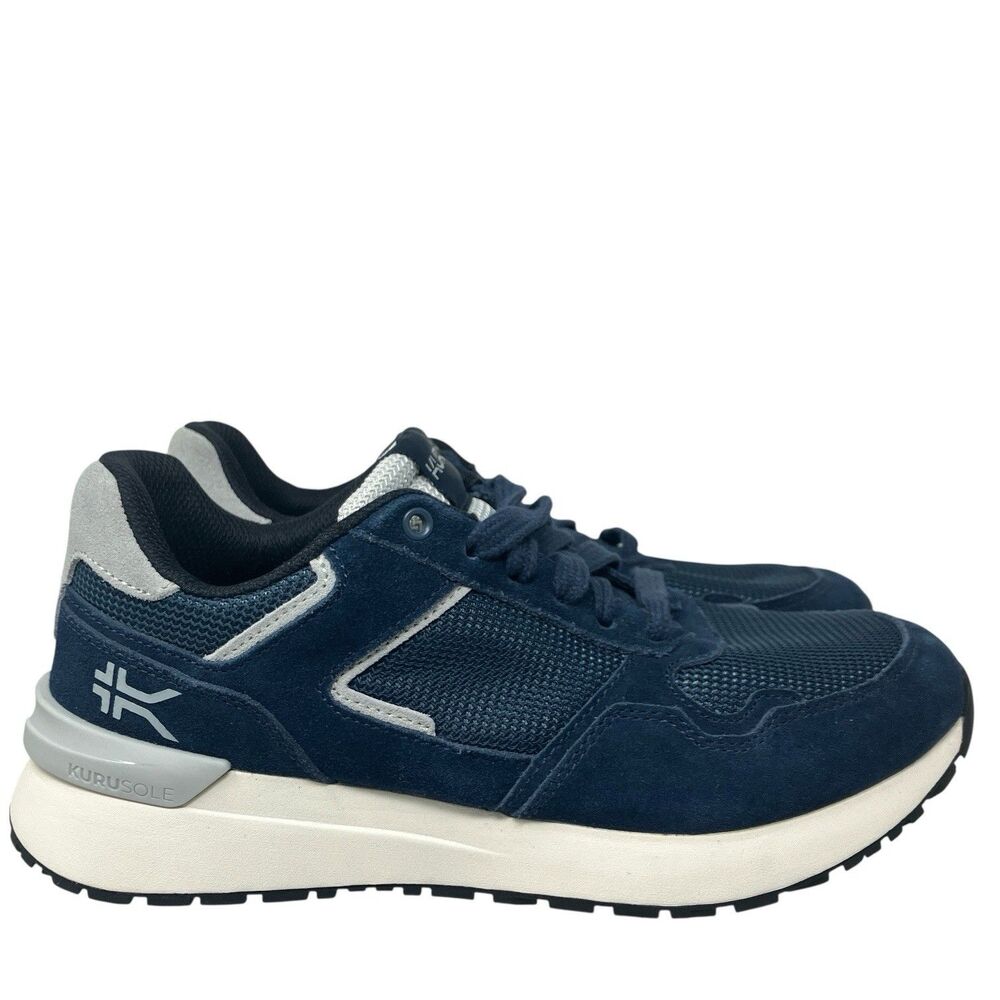 Kuru Apogee Retro Sneakers Blue Suede Supportive Walking‎ Shoes